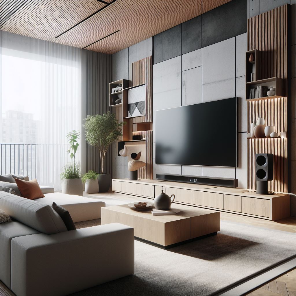 Innovative Modern TV Unit Designs for Minimalist Living Rooms